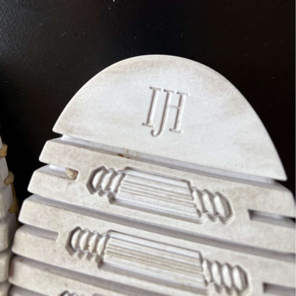 Ilse Jacobsen Hornbaek Tulip Gold Suede Perforated Slip-On Sneakers Size EU 39 - Picture 12 of 15